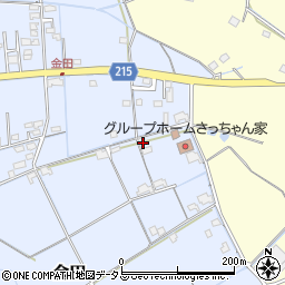 岡山県岡山市東区金田827周辺の地図