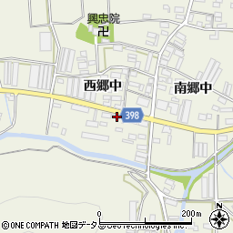 愛知県田原市村松町西郷中33周辺の地図