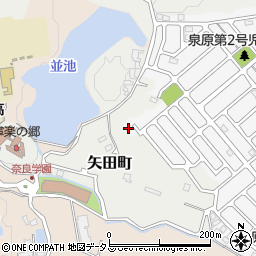 奈良県大和郡山市泉原町1-150周辺の地図