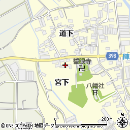 愛知県田原市八王子町宮下周辺の地図