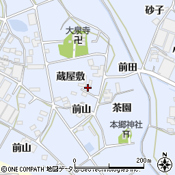 愛知県田原市大草町蔵屋敷40周辺の地図