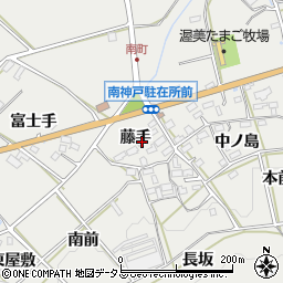 愛知県田原市南神戸町藤手周辺の地図