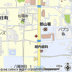 奈良県大和郡山市本庄町296周辺の地図