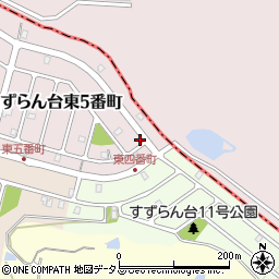 三重県名張市すずらん台東５番町172周辺の地図