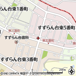 三重県名張市すずらん台東５番町245周辺の地図