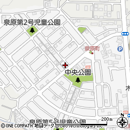 奈良県大和郡山市泉原町42周辺の地図