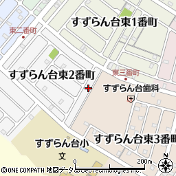 三重県名張市すずらん台東２番町172周辺の地図