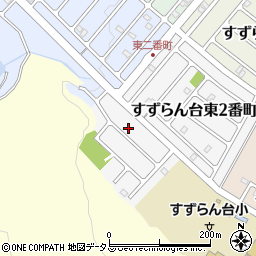 三重県名張市すずらん台東２番町205周辺の地図
