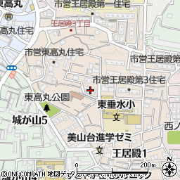 神戸市営　王居殿第五住宅１周辺の地図
