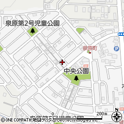 奈良県大和郡山市泉原町42-2周辺の地図