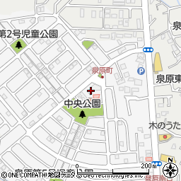 奈良県大和郡山市泉原町1-128周辺の地図