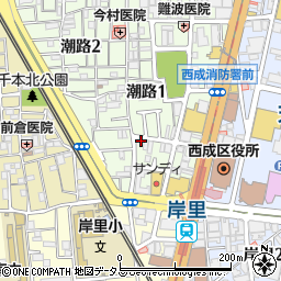 カギの１１０番・西成区周辺の地図