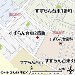 三重県名張市すずらん台東２番町104周辺の地図