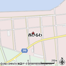 愛知県田原市野田町西ひるわ周辺の地図