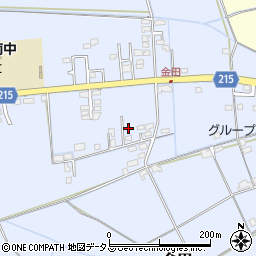 岡山県岡山市東区金田785-3周辺の地図