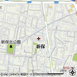 新保松陽団地周辺の地図