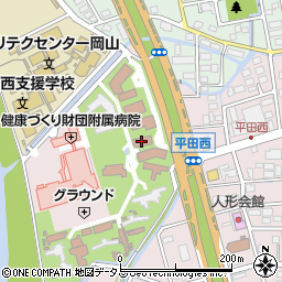 社会福祉法人旭川荘　ひらた旭川荘ひらた旭川荘地域活動支援センター周辺の地図