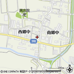 愛知県田原市村松町西郷中20周辺の地図