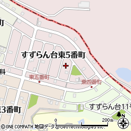 三重県名張市すずらん台東５番町130周辺の地図