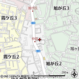 兵庫県神戸市垂水区仲田3丁目周辺の地図