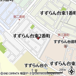 三重県名張市すずらん台東２番町101周辺の地図