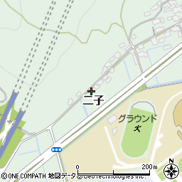 岡山県倉敷市二子245周辺の地図