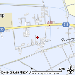 岡山県岡山市東区金田785周辺の地図