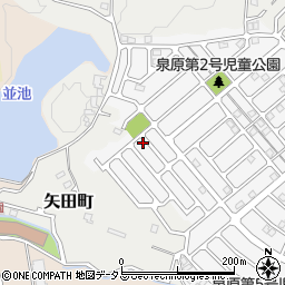 奈良県大和郡山市泉原町61-7周辺の地図