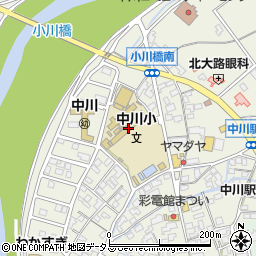 松阪市立中川小学校周辺の地図