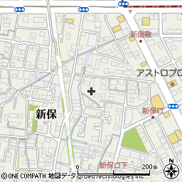 岡山県岡山市南区新保299周辺の地図