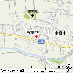 愛知県田原市村松町西郷中63周辺の地図
