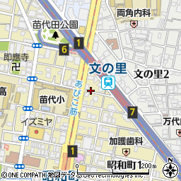 名鉄協商大阪阿倍野第２昭和町１丁目駐車場周辺の地図