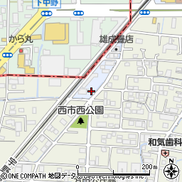 岡山県岡山市南区下中野901-5周辺の地図