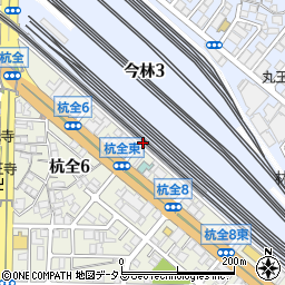 タイムズ今林３丁目駐車場周辺の地図