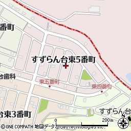 三重県名張市すずらん台東５番町110周辺の地図