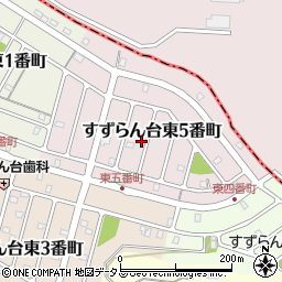 三重県名張市すずらん台東５番町99周辺の地図