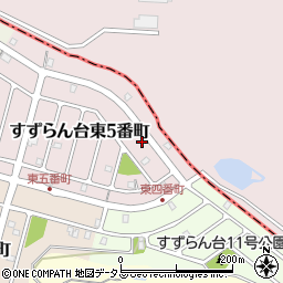 三重県名張市すずらん台東５番町166周辺の地図