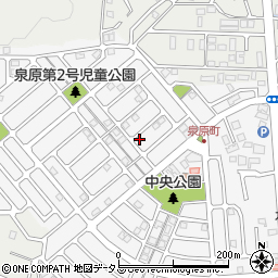 奈良県大和郡山市泉原町47-10周辺の地図