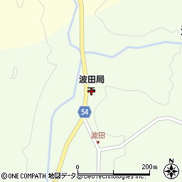 波田郵便局周辺の地図