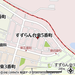 三重県名張市すずらん台東５番町119周辺の地図