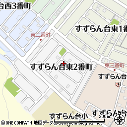 三重県名張市すずらん台東２番町97周辺の地図