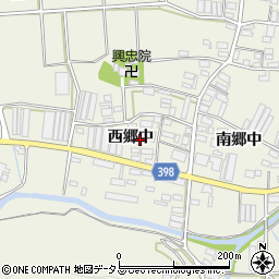 愛知県田原市村松町西郷中62周辺の地図