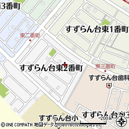 三重県名張市すずらん台東２番町91周辺の地図