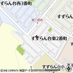 三重県名張市すずらん台東２番町37周辺の地図