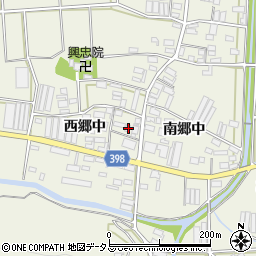 愛知県田原市村松町西郷中17周辺の地図