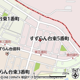 三重県名張市すずらん台東５番町78周辺の地図