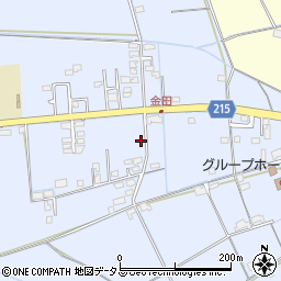 岡山県岡山市東区金田788周辺の地図