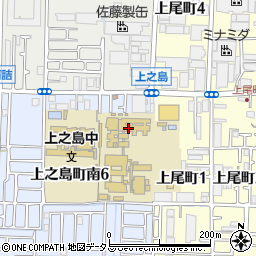 大阪府立八尾支援学校周辺の地図