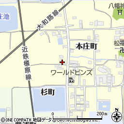奈良県大和郡山市本庄町99周辺の地図