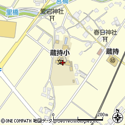 名張市立蔵持小学校周辺の地図